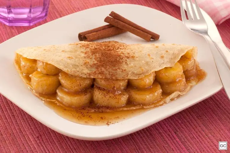 Crepe de banana