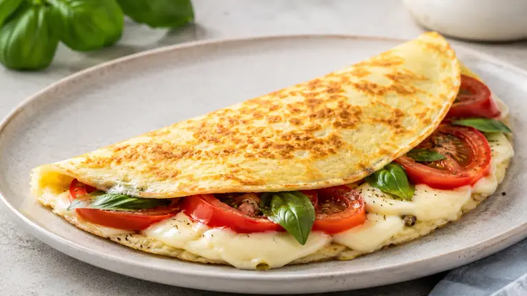 Omelete caprese